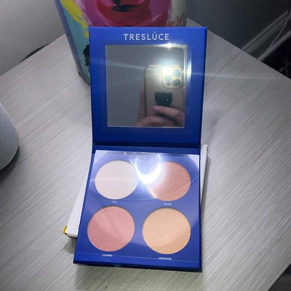 NIB Treslúce Beauty Lucete Glow Highlighter Palette with 4 Shades - Picture 2 of 5